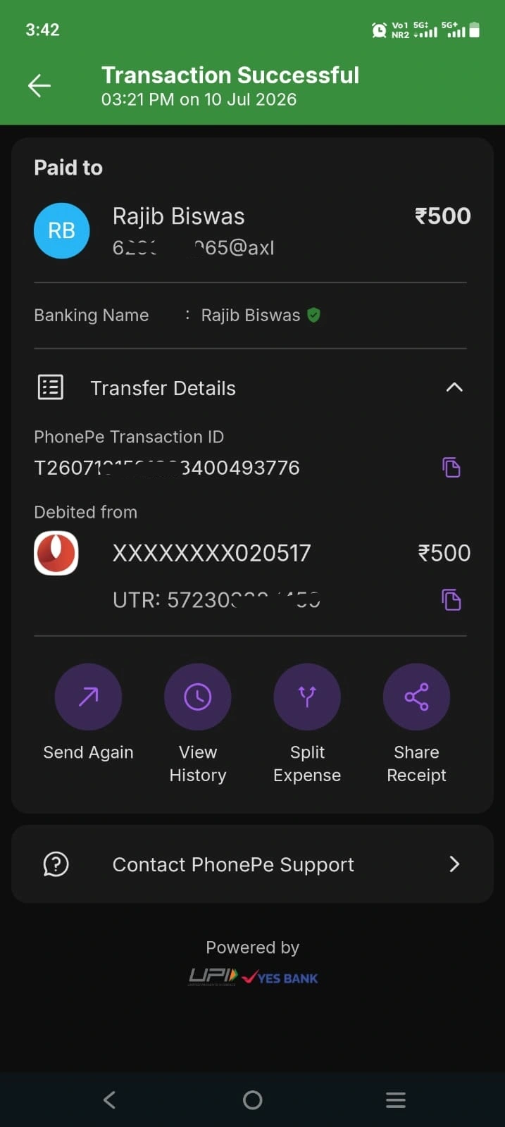 Dear FF payment proof 4
